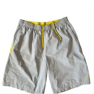 Adidas Climalite Gray and Yellow Shorts